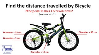 Find the distance travelled by Bicycle  Math for fun Easy Math Question  S3Q22 [upl. by Ilajna]