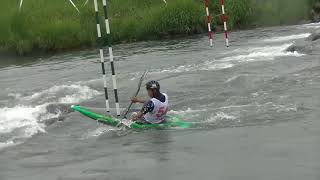 2018カヌースラロームジャパンカップ 岡山 K1決勝 [upl. by Dash]