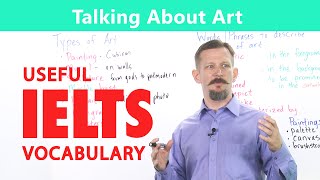 IELTS Speaking Vocabulary  Talking about Art [upl. by Ivanah]