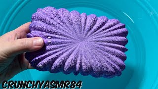 Purple Hydrophobic Chalk Crush  Oddly Satisfying  ASMR  Sleep Aid [upl. by Joanna]