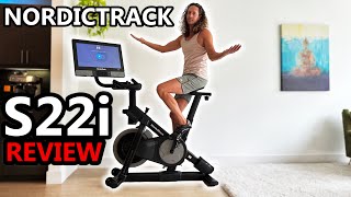 NordicTrack S22i Studio Cycle REVIEW NEW 2022 MODEL [upl. by Killam]