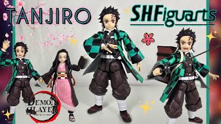 SH Figuarts Tanjiro Kamado Unboxing And Review Demon Slayer WOW [upl. by Ahsenet]