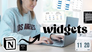 Cómo añadir WIDGETS y PERSONALIZAR TU NOTION Parte 1 [upl. by Philpot]