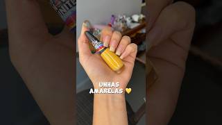 Unhas amarelas 💛✨ unhas [upl. by Mannes]