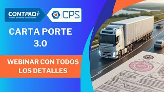 Carta Porte 30 Webinar con todos los detalles [upl. by Brunk]