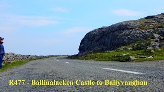 Ireland 2016  R477 Ballinalacken Castle to Ballyvaughan [upl. by Katherin283]