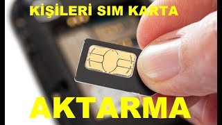 REHBERİ SIM KARTA AKTARMA [upl. by Bish409]