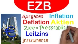 EZB einfach erklärt  Geldpolitischen Instrumente gegen die Inflation und Deflation [upl. by Kenon36]