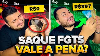 Como SACAR seu FGTS em minutos ANTECIPAÇÃO do FGTS Passo a Passo [upl. by Papotto]