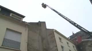 Nantes  incendie dans le centreville [upl. by Gibb]