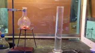 nitric acid and copper demo [upl. by Corrine]