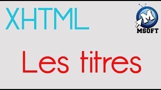 1  HTML  Les titres h1 jusquà h6  Msoft   Darija [upl. by Wolpert]