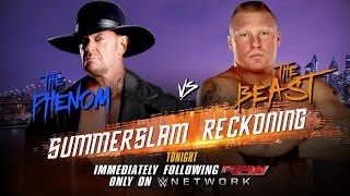 A look at the intense rivalry between The Undertaker and Brock Lesnar Raw Aug 10 2015 [upl. by Burne]