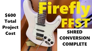 Firefly FFST Stratocaster Guitar Now A STUDIO MACHINE [upl. by Gnah]