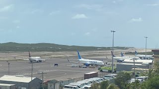 Plane Spotting at Providenciales Int Airport [upl. by Aihceyt]