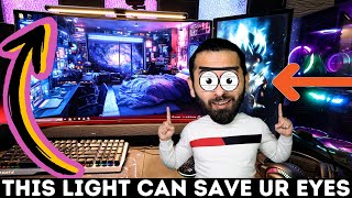 Quntis Monitor Light bar with RGB Backlight Unboxing amp review  Born Creator [upl. by Llerref]