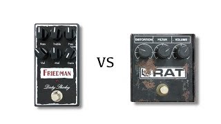 Friedman Dirty Shirley vs 85 ProCo RAT [upl. by Ahsiekit129]