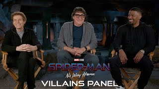 SPIDERMAN NO WAY HOME  Villains Panel [upl. by Nylirret]