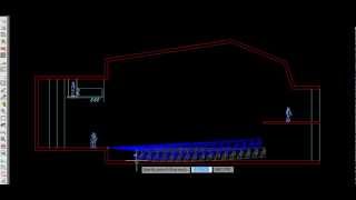 How to create and design an auditorium automatically in Autocad with APLUS plugin [upl. by Aicatsan17]