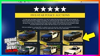 ACHETER DES VEHICULES DE POLICE  DLC POLICE SUR GTA 5 ONLINE CONCEPT [upl. by Yasdnyl]