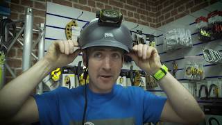 Fitting a Petzl Vizor And Vizor Protector to a VertexStrato [upl. by High]