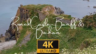 Exploring a Ruined Castle in Banff and Buchan 4K [upl. by Corrie998]