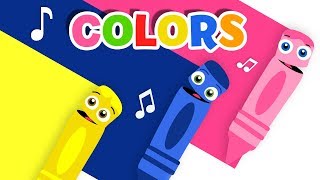 Color Song For Kids  Learning Colors For Children  Color Crew Pink  Green amp More From Color World [upl. by Irrej]