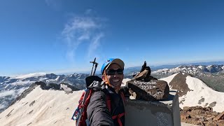 panorama depuis le Vignemale Pique Longue 3298m 2724 [upl. by Robbyn]