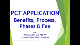 PCT Patent Application  Benefits  Process  Phases  Fee [upl. by Amati473]