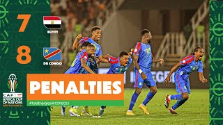 Egypt 🆚 DR Congo Penalty Kicks  ركلات ترجيح مصر والكونغو الديمقراطية  TotalEnergiesAFCON2023 [upl. by Zetrac]