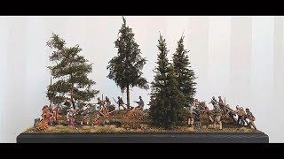 Early 1500s  Ambush by Swedish militia 28mm Diorama [upl. by Nosimaj54]