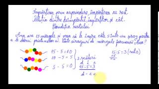 Împărțirea prin cuprindere împărțirea cu rest  Matematică clasa a IVa [upl. by Lashonde]