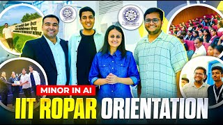 IIT Ropar 2024  Minor in AI Orientation  No JEE and GATE [upl. by Latham]