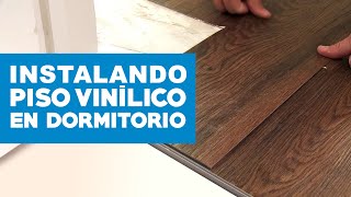 Cómo instalar piso vinílico en dormitorio [upl. by Philina]