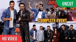 MUMBAI SAGA Official Trailer Launch  COMPLETE EVENT  John Abraham Emraan Hashmi  Tseries [upl. by Ahsotal]