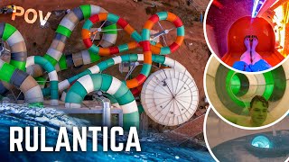 All Water Slides at RULANTICA Water Park  EuropaPark [upl. by Yacov]