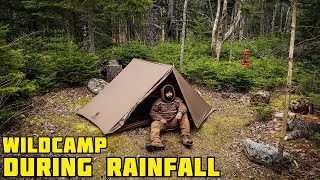 SOLO WILDCAMPING IN THE RAIN [upl. by Tristas977]