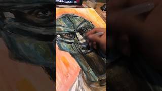 MF DOOM ALL CAPS MADVILLAINY TIMELAPSE timelapse mixedmedia mfdoom [upl. by Nwahsd]