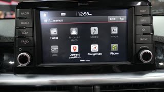 Kia Picanto 2017 dashboard interion handson GimSwiss 2017 [upl. by Oruasi783]