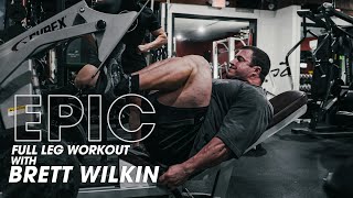 Full Leg Workout with Brett Wilkin and Hypertrophy Coach Joe Bennett [upl. by Nitza57]