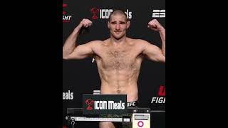 Jack Hermansson amp Sean Strickland make weight for UFCVegas47 ⚖️  Shorts [upl. by Aubrey]