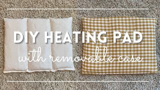 HOW TO MAKE A HEATING PACK  Removable Heating Pad Insert  Beginner Friendly StepbyStep Tutorial [upl. by Franchot717]