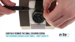 Changing the strap  2 part screw pins [upl. by Tomasine]