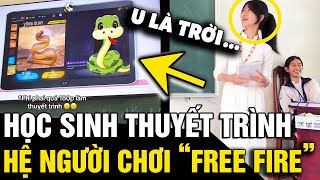 Chơi FREE FIRE quá 180 phút nữ sinh có màn THUYẾT TRÌNH khiến cả lớp cười bò  Tin Nhanh 3 Phút [upl. by Lexi866]