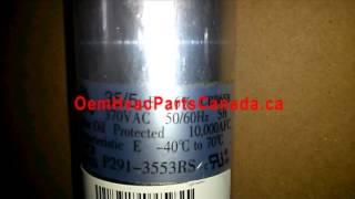 Dual Run Capacitor 355 uf 370 volt [upl. by Wina]