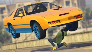 GTA 5 Online  CRUSHING PEOPLE WITH THE RUINER 2000 GTA V Online [upl. by Balliol]