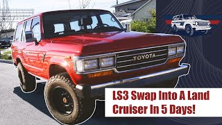 LS3 Motor Swap Into A Land Cruiser FJ62  Ep 1 [upl. by Elocan]