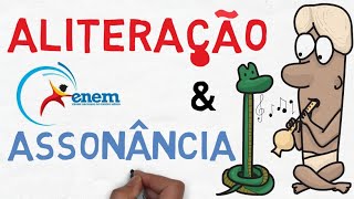 O que é Aliteração e Assonância São a mesma coisa  Figuras de Linguagem  ENEM  Rápido e Fácil [upl. by Jacoby]