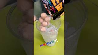 Giant minimelts caramel enough latte asmr icecup korea conveniencestore 편의점 [upl. by Haramat]