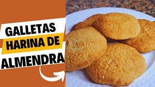 GALLETAS HARINA DE ALMENDRA COCO CHISPAS DE CHOCOLATE SIN AZUCAR SIN LACTEOS  FACIL Y SIN GLUTEN [upl. by Yettie]